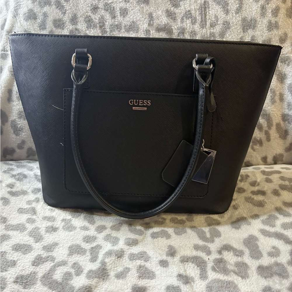 GUESS Elegant Black Tote Bag